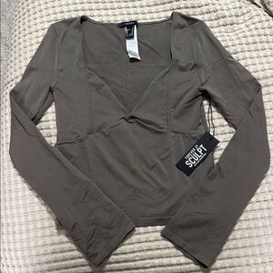 Forever 21 Women's Brown Top